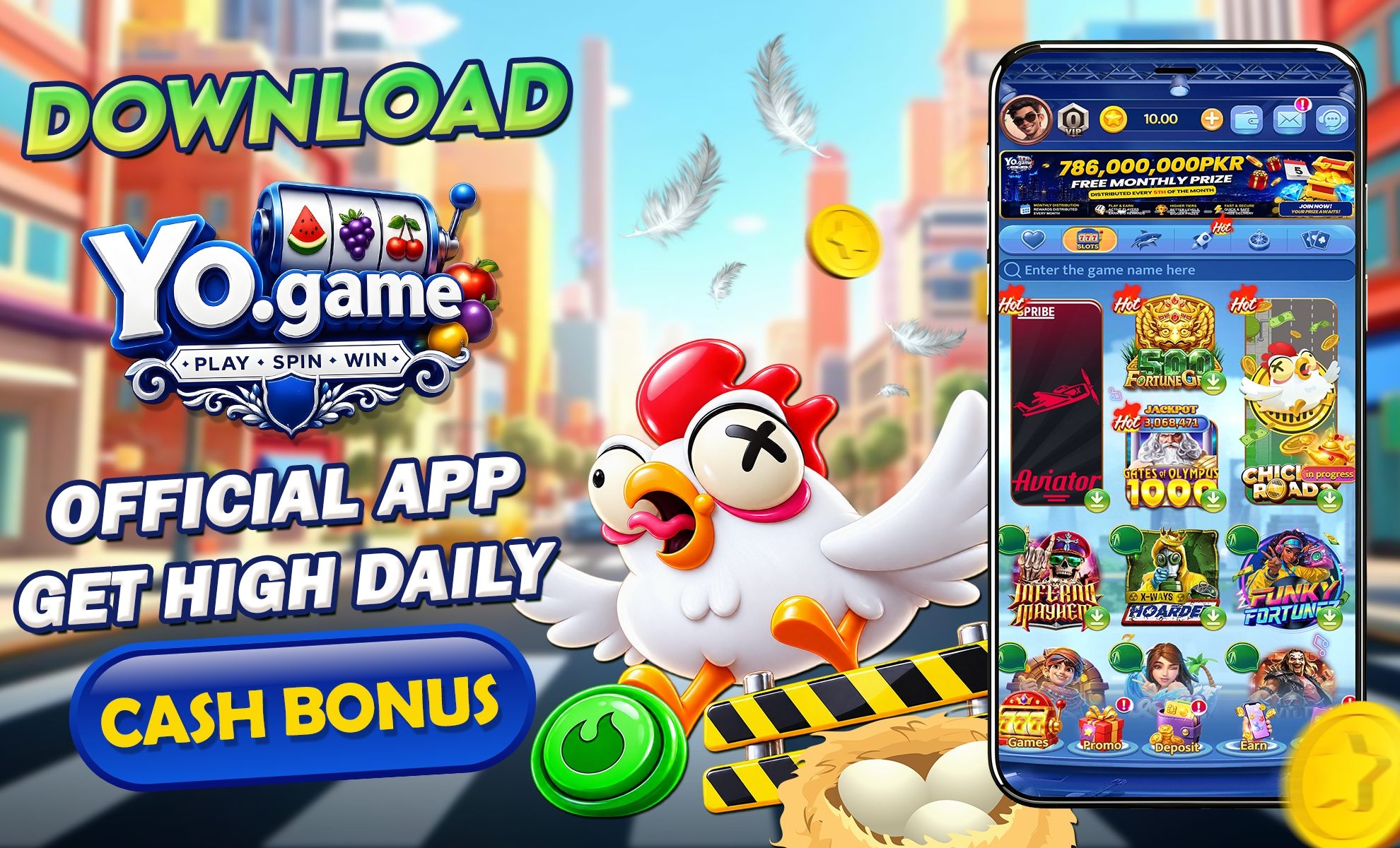 YoGame games lobby